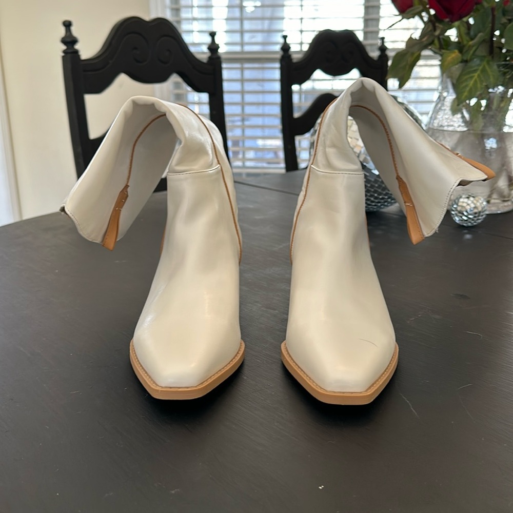 White Free People look alike boots